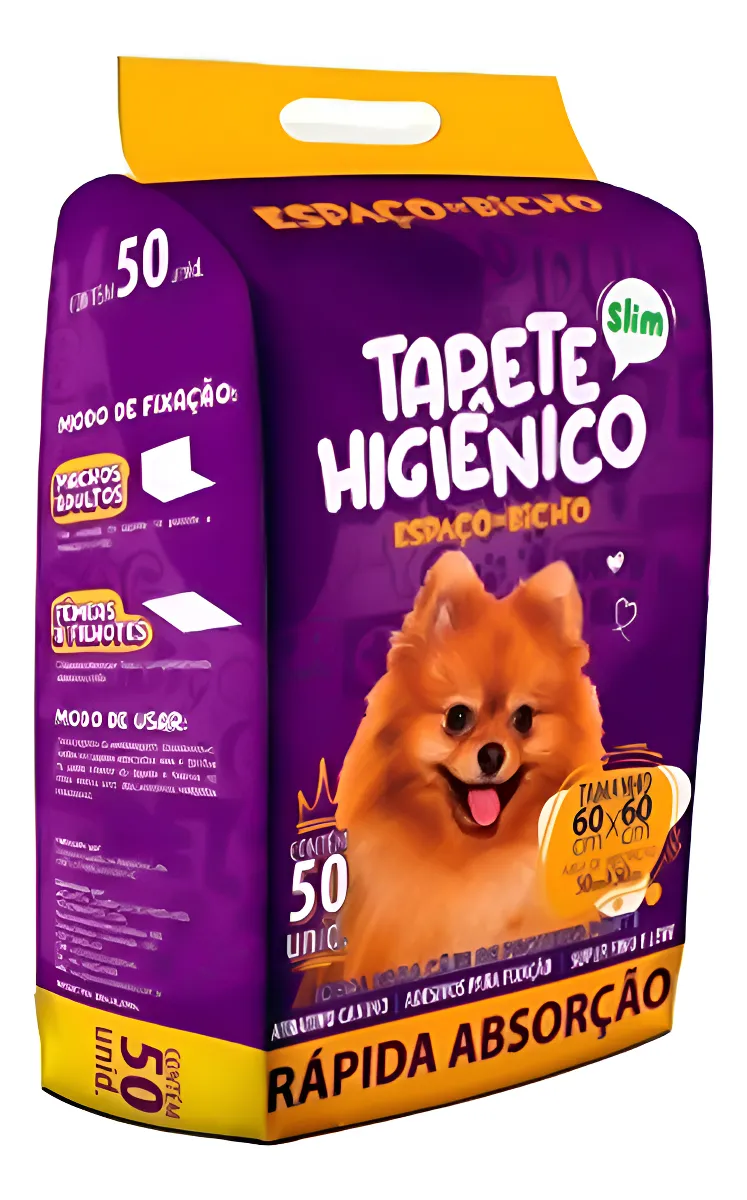 PROMOÇAO :  4 PCTS Tapete Higienico Espaço De Bicho 50 Unidades