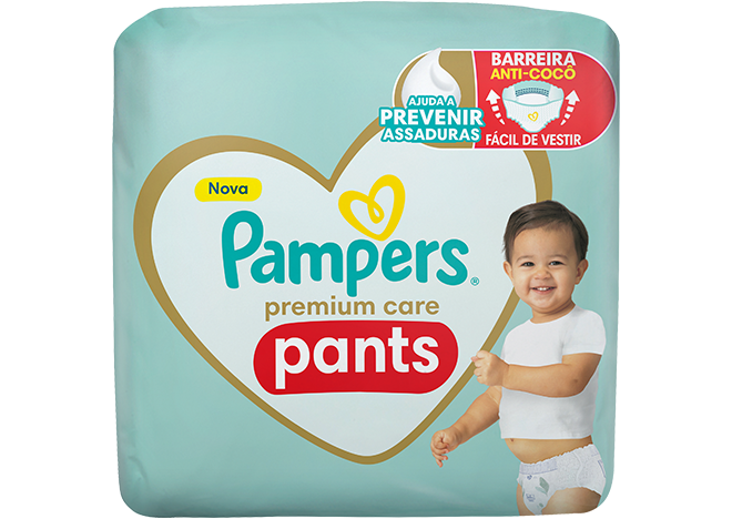 Fraldas Pampers® Premium Care Pants